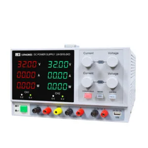 2KD series dual output benchtop switching DC power supply front view