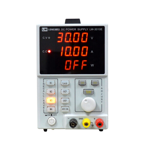 Lognwei E series small benchtop programmable dc power supply control panel